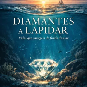 Imagem de capa para o Ebook Diamantes a Lapidar:  Vidas que emergem  do fundo do mar