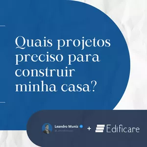 Imagem de capa para o Ebook Guia de projetos | Quais projetos preciso para construir minha casa?