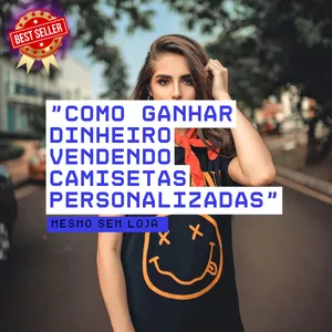 Imagem de capa para o Ebook Como ganhar dinheiro, vendendo camisetas personalizadas?