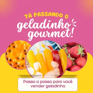 Imagem do curso Geladinho Gourmet para Venda - O Passo a Passo Completo para o Sucesso