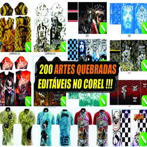 Imagem de capa para o Ebook Pacote de artes de quebradas, favelas, conjuntos sublimação total