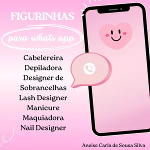 Imagem de capa para o Ebook Pacote de figurinha Personalizadas para nichos da beleza