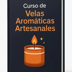 Imagen de portada para Ebook Curso de Velas Aromáticas Artesanales