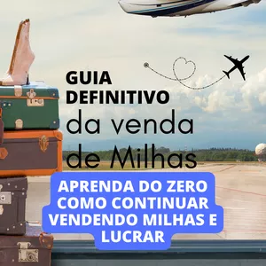 Imagem de capa para o Ebook Guia Definitivo para Venda de Milhas