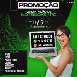 Imagem de capa para o Ebook PROMOÇÃO, FORMATAÇÃO DE NOTEBOOK PC - ARTE EDITÁVEL EM PSD PHOTOSHOP