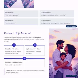 Imagem de capa para o Ebook Guia completo para melhorar o comportamento do seu filho 