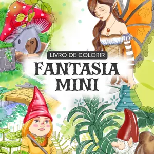 Imagem principal do produto Livro de colorir FANTASIA Mini 