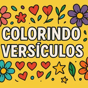 Imagem de capa para o Ebook Colorindo Versículos
