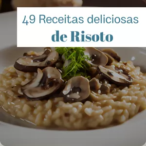 Imagem de capa para o Ebook 49 Receitas Deliciosas de Risoto