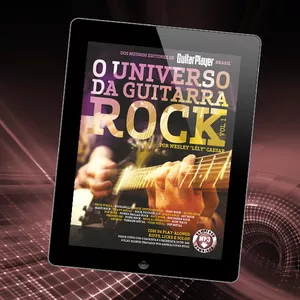Imagem de capa para o Ebook O Universo da Guitarra Rock • Volume 1