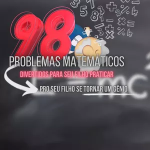 Imagem de capa para o Ebook 98 Problemas Matemáticos para seu filho se tornar um Gênio 