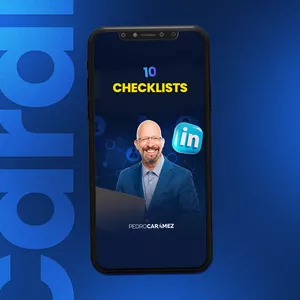 Imagem de capa para o Curso online 10 CHECKLISTs para o LinkedIn - por Pedro Caramez