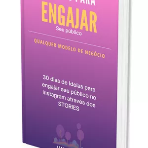 Imagem de capa para o Ebook 30 dias para engajar com stories e fazer VENDAS