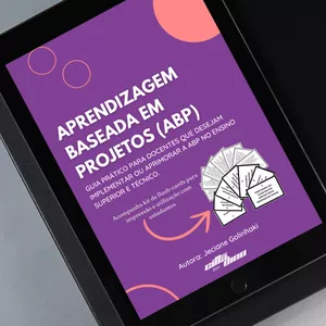 Imagem de capa para o Ebook Guia Prático de Aprendizagem Baseada em Projetos (ABP)