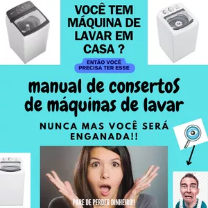 Imagem de capa para o Ebook MANUAL DE CONSERTOS DE MAQUINAS DE LAVAR