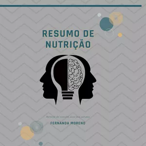 Imagem de capa para o Ebook Resumo Nutrição