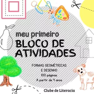 Imagem de capa para o Ebook BLOCO de Atividades Formas Geométricas e Desenho