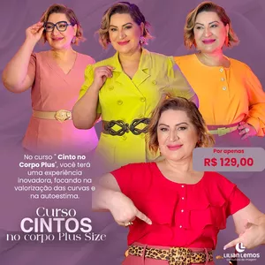Imagem de capa para o Curso online Curso Cintos no Corpo Plus Size