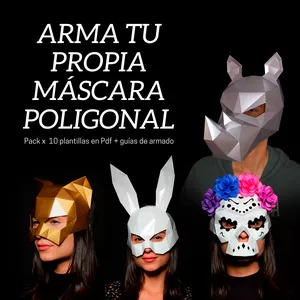 Imagem principal do produto Arma tu propia máscara poligonal