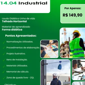 Imagem de capa para o Ebook Linha de vida para Telhado 