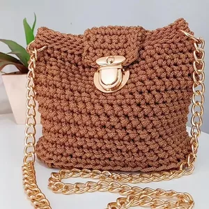 Imagem de capa para o Ebook Minha Bolsa de Crochê meu projeto: Aprenda o segredo.