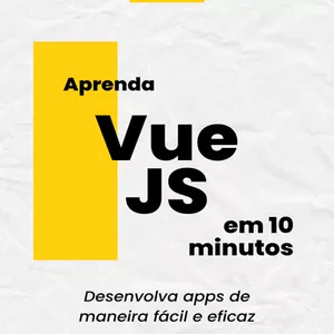 Imagem de capa para o Ebook Aprenda VueJS em 10 Minutos