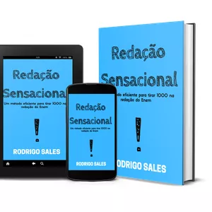 Imagem de capa para o Ebook Redação Sensacional 