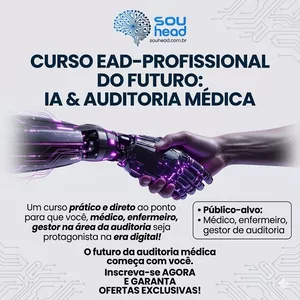 Imagem do curso CURSO EAD- PROFISSIONAL DO FUTURO: IA E AUDITORIA MÉDICA