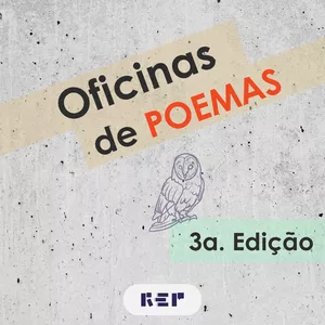 Imagem de capa para o Curso online Oficinas de Poemas REP | 3a. Edição