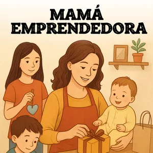 Imagen de portada para Ebook Mamá Emprendedora La guía práctica para construir tu negocio desde casa y estar presente con tus hijos.