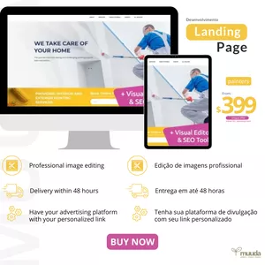 Cover image for Online course Landing Page - WebSite - painters