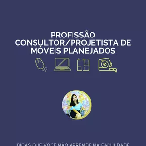 Imagem de capa para o Ebook Guia Rápido - Profissão Consultor/Projetista de Móveis Planejados