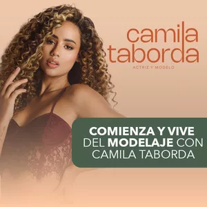 Imagen de portada para Curso online Comienza y Vive Del Modelaje Con Camila Taborda
