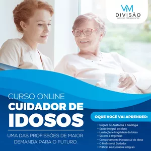 Imagem de capa para o Curso online Curso Online Cuidador de Idosos