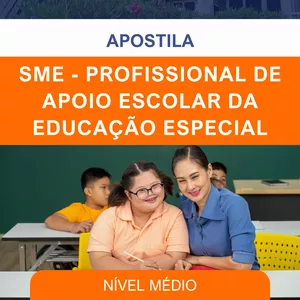 Imagem de capa para o Ebook Apostila Concurso Pref. Jequié-BA 2023 - Profissional Apoio Escolar Educação Especial - SME