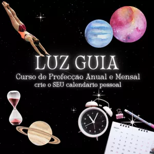 Imagem de capa para o Curso online LUZ GUIA, compreensão dos seus ciclos e criando o SEU calendário pessoal 