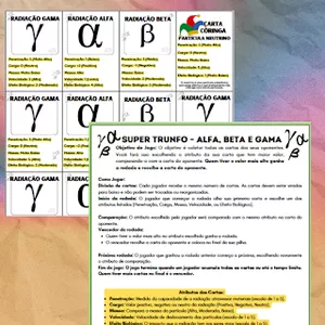 Imagem de capa para o Ebook Recurso Didático: Super Trunfo - Alfa, Beta e Gama!