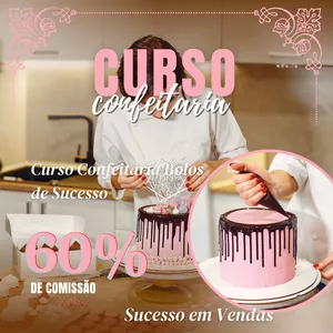 Imagem de capa para o Curso online Curso Confeitaria Bolos de Sucesso
