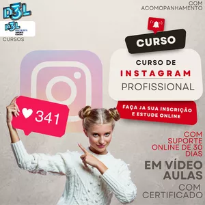 Imagem de CURSO DE INSTAGRAM PROFISSIONAL criado por DanielD3L na hotmart