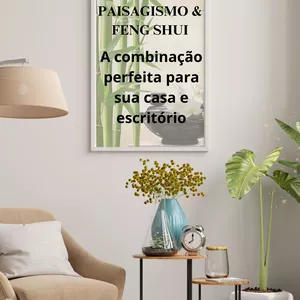 Imagem de capa para o Ebook Paisagismo e Feng Shui, a combinação perfeita para sua casa e seu escritório.