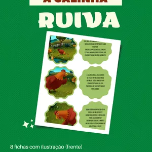 Imagem de capa para o Ebook A GALINHA RUIVA - PDF