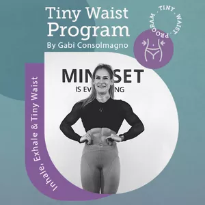 Imagem de capa para o Curso online Tiny Waist Program – Versão em Português