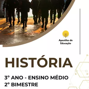 Imagem de capa para o Ebook História 3º Ano 2º Bimestre (Ensino Médio) - Apostila com Planos de Aula