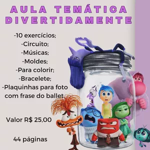 Imagem de capa para o Ebook Aula Temática Divertidamente 