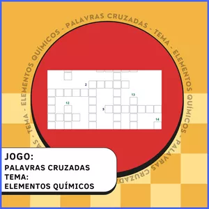 Imagem de capa para o Curso online Jogo de Química - Palavras Cruzadas - Tema: Elementos Químicos - Formato PDF