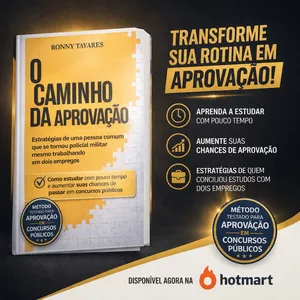 Imagem de capa para o Ebook O caminho da aprovação