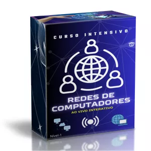 Imagem de capa para o Curso online REDES DE COMPUTADORES - ONLINE INTERATIVO