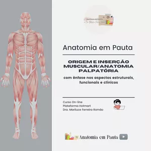 Imagem de capa para o Curso online Origem e Inserção muscular/ Anatomia Palpatória