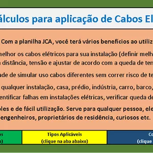 Imagem de capa para o Curso online Planilha para cabos elétricos, facilidade e conhecimento para todos.