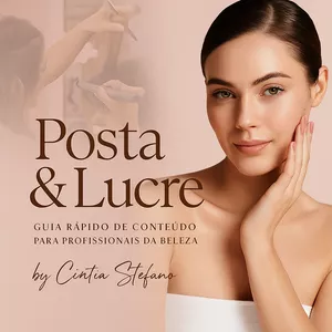 Imagem de capa para o Ebook Poste e venda - Guia Rápido de Conteúdo para Profissionais da Beleza